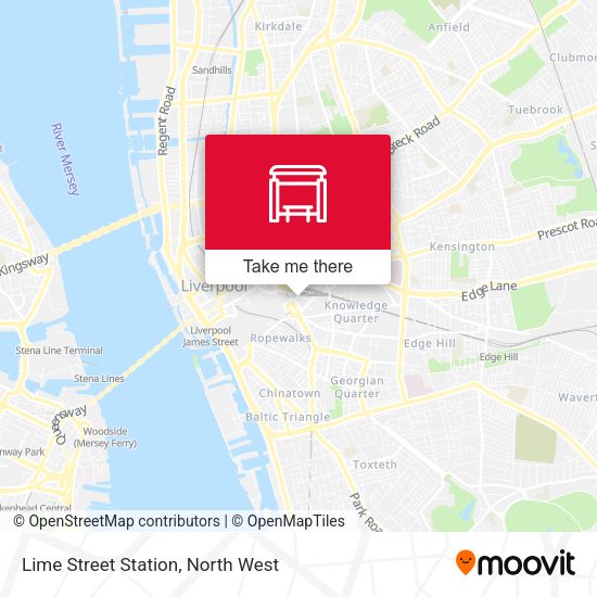 Lime Street Station map