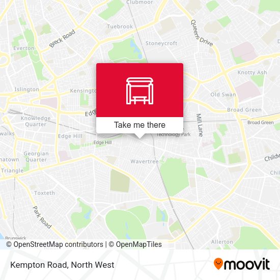 Kempton Road map