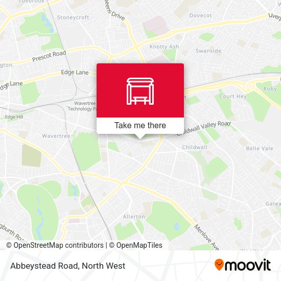 Abbeystead Road map