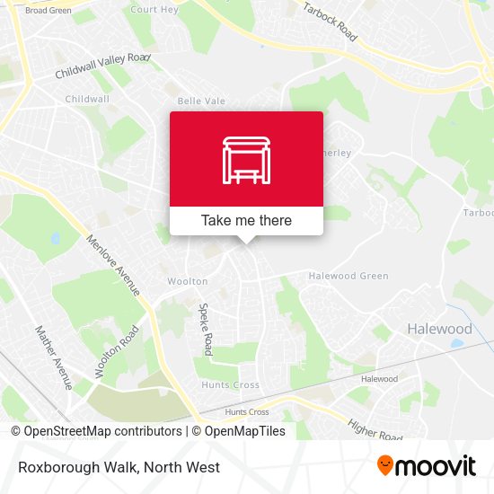 Roxborough Walk map