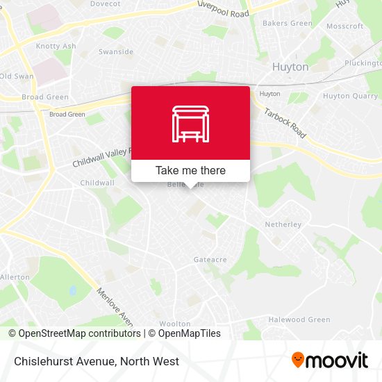 Chislehurst Avenue map