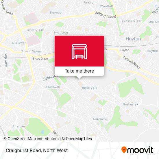 Craighurst Road map
