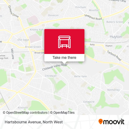 Hartsbourne Avenue map
