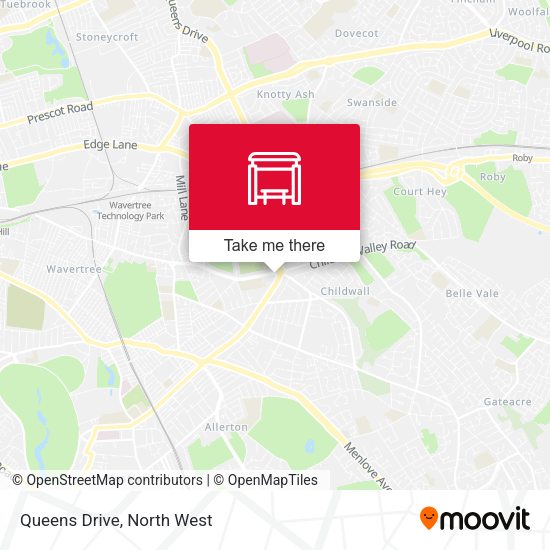 Queens Drive map