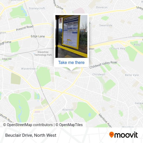 Beuclair Drive map