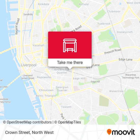 Crown Street map