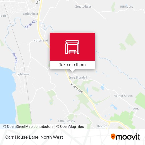 Carr House Lane map