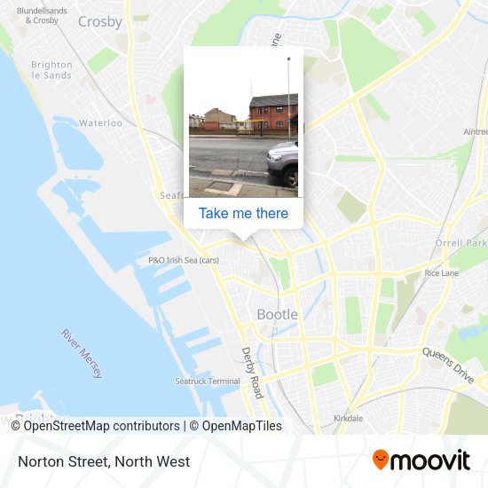 Norton Street map