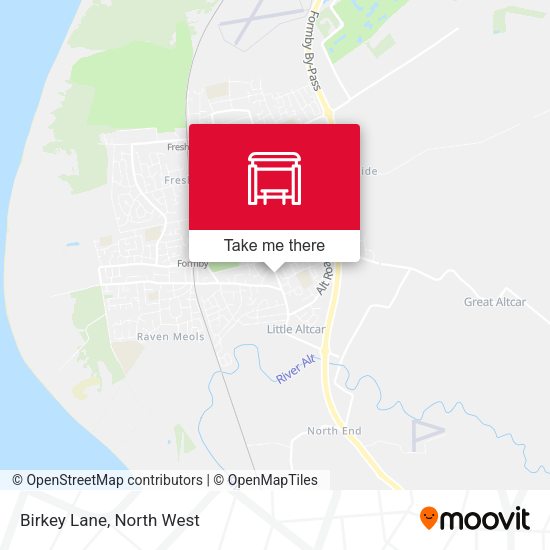 Birkey Lane map