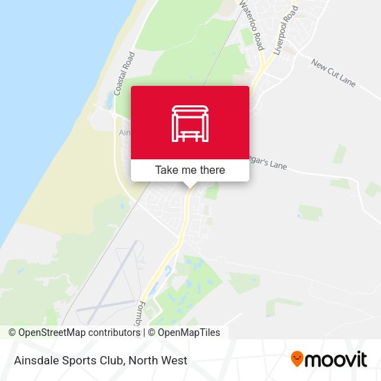 Ainsdale Sports Club map