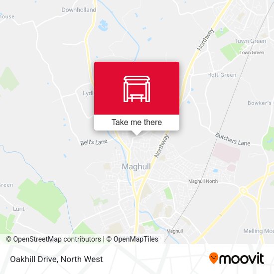 Oakhill Drive map