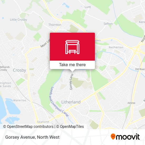 Gorsey Avenue map
