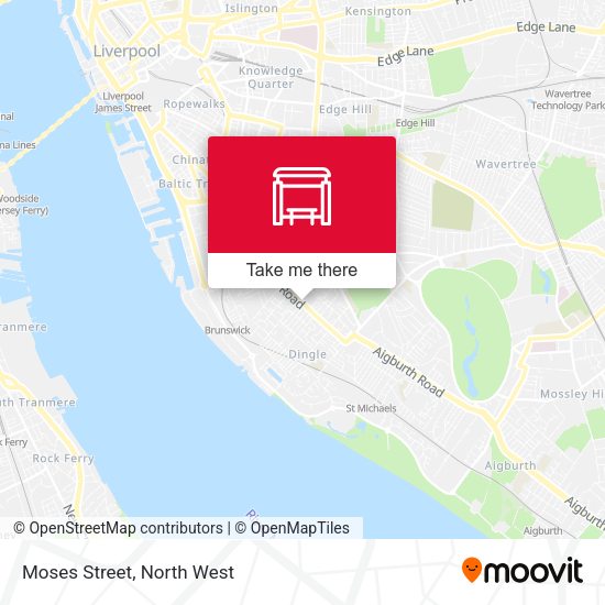 Moses Street map
