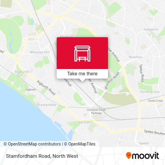 Stamfordham Road map