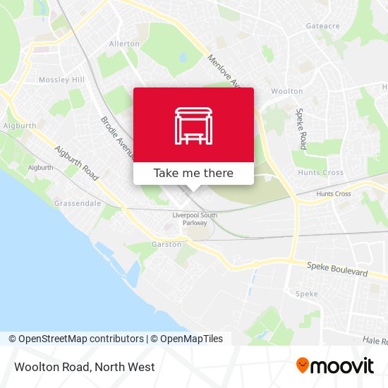 Woolton Road map