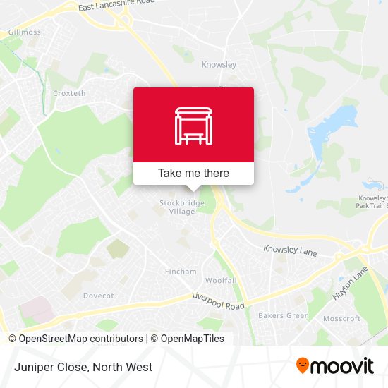 Juniper Close map