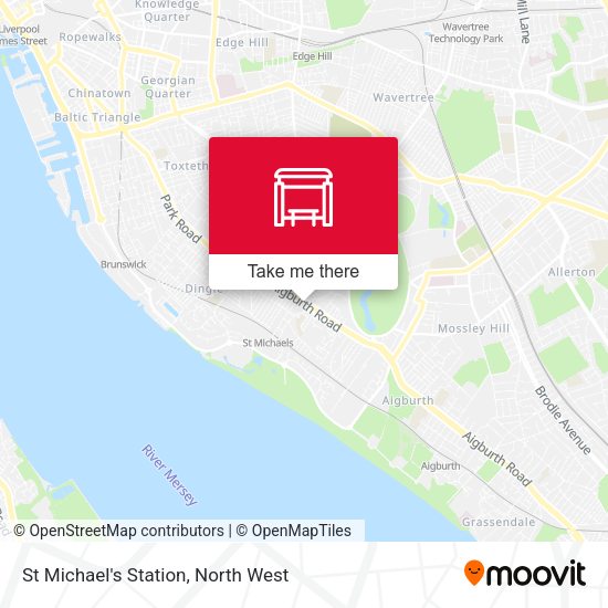 St Michael's Station map
