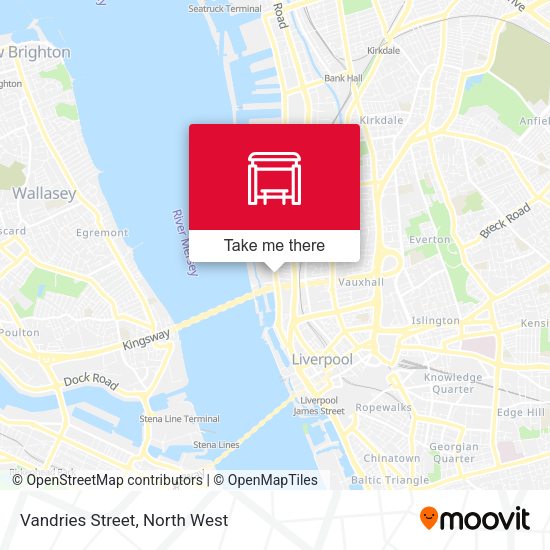 Vandries Street map