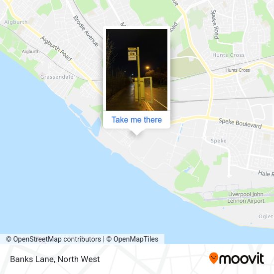 Banks Lane map