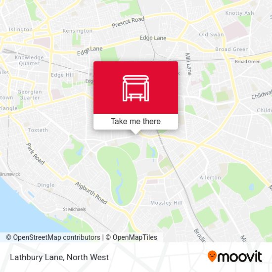 Lathbury Lane map