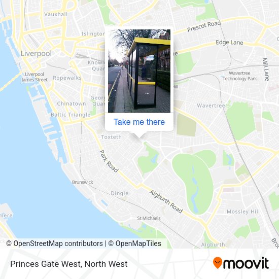 Princes Gate West map