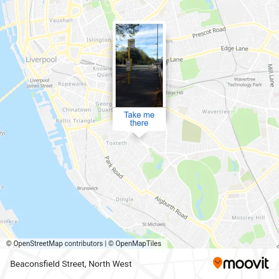 Beaconsfield Street map