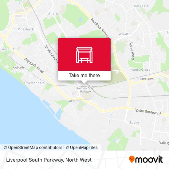 Liverpool South Parkway map