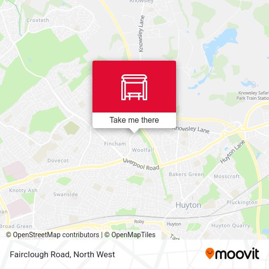Fairclough Road map