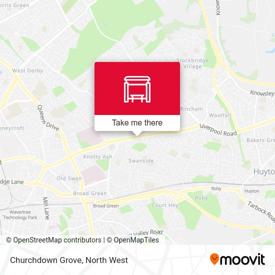 Churchdown Grove map