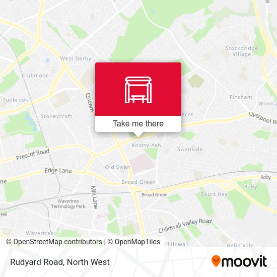 Rudyard Road map