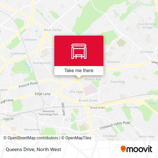 Queens Drive map