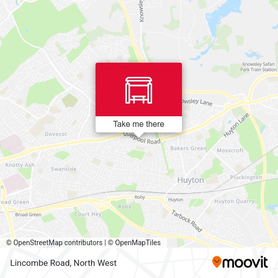 Lincombe Road map