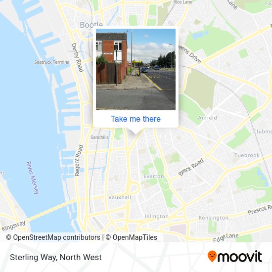 Sterling Way map
