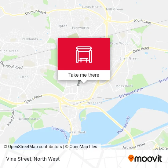 Vine Street map