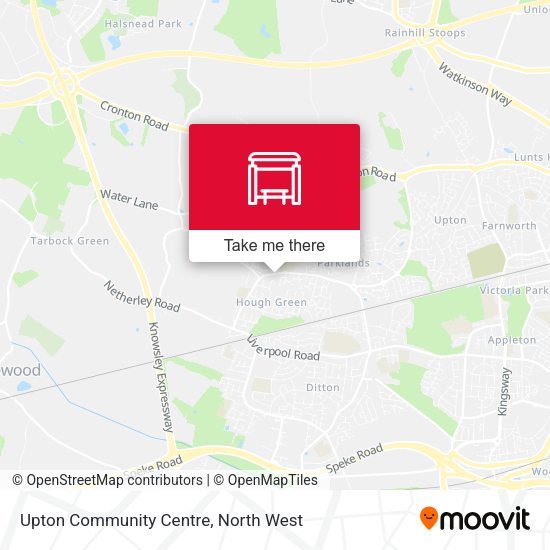 Upton Community Centre map