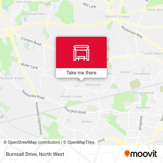 Burnsall Drive map