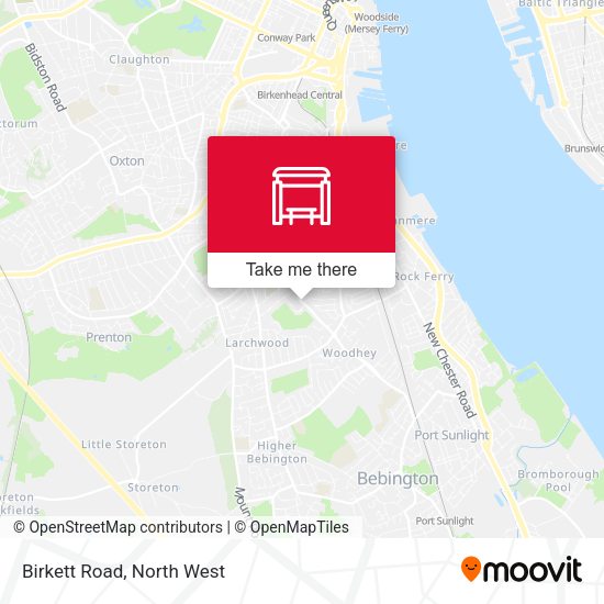 Birkett Road map