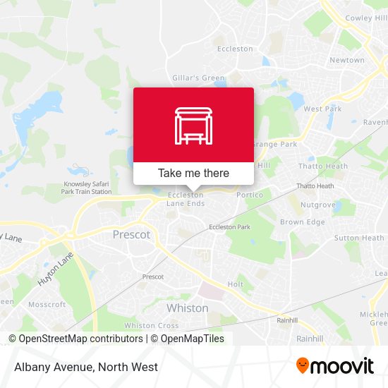 Albany Avenue map