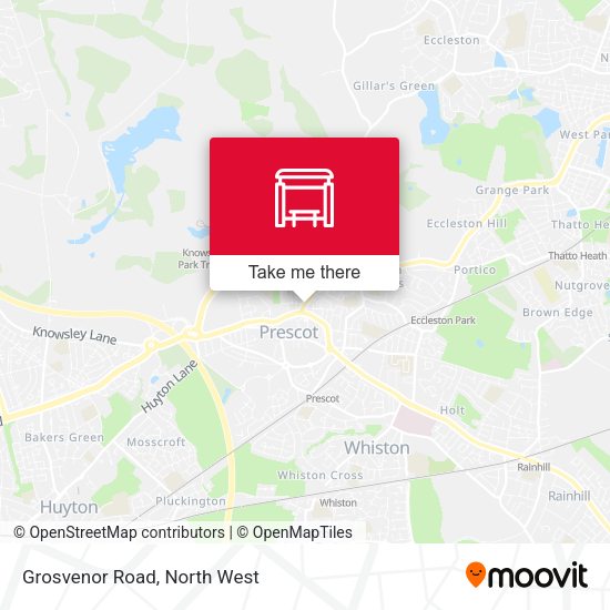 Grosvenor Road map