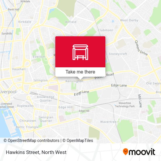 Hawkins Street map