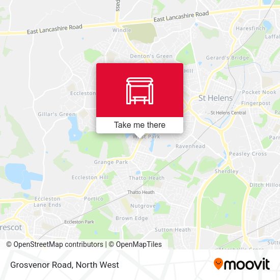Grosvenor Road map