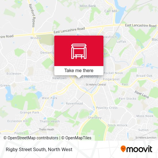 Rigby Street South map
