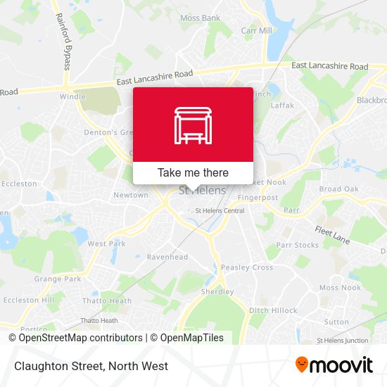 Claughton Street map