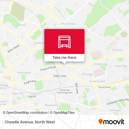 Cheadle Avenue map