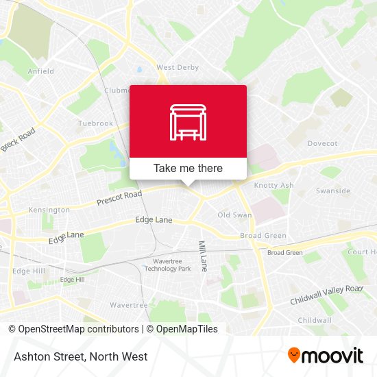 Ashton Street map