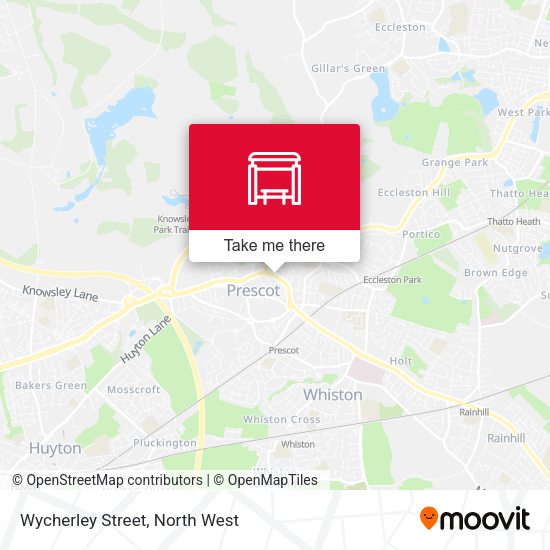 Wycherley Street map