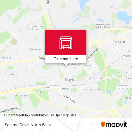 Salerno Drive map