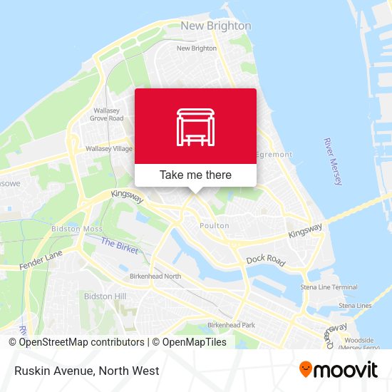 Ruskin Avenue map