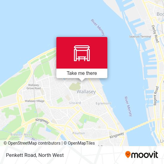 Penkett Road map