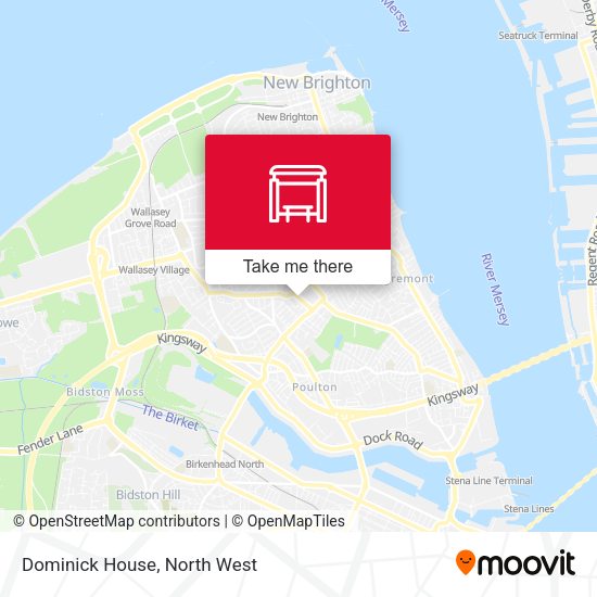 Dominick House map